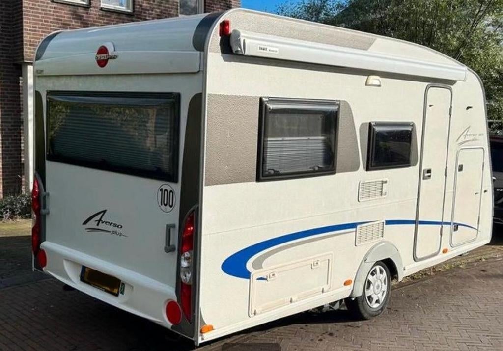 Burstner Averso 440 TK plus - Mover, Hefbed, Stapelbed, Particulier, Rondzit, Luifel