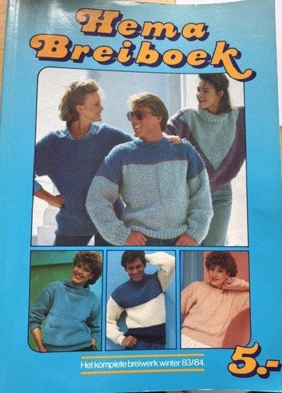 Hema breiboek - Het komplete breiwerk winter 83-84, Ophalen of Verzenden, Zo goed als nieuw, Breien, Patroon of Boek
