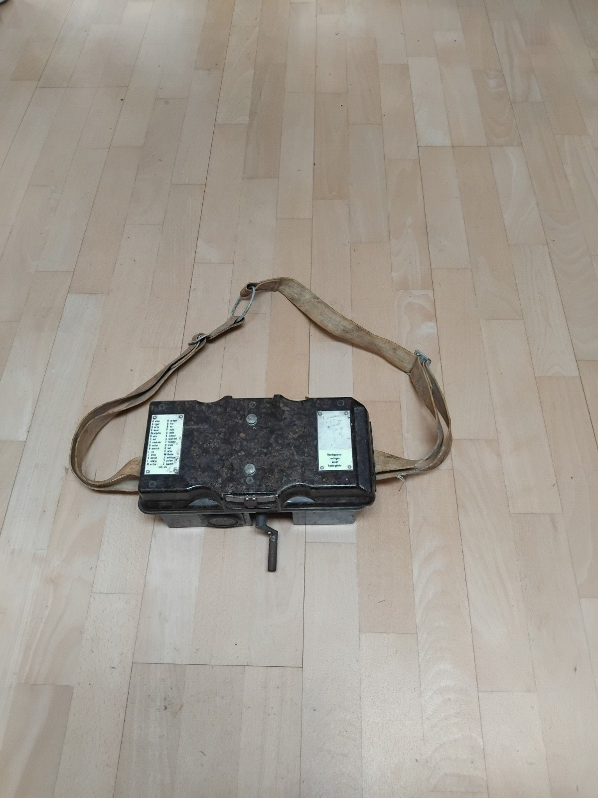 veld telefoon., Ophalen