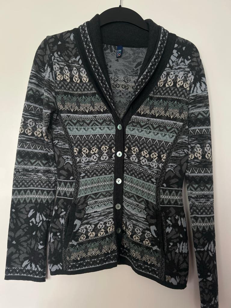 Kooi Knitwear Vest maat XS katoen, Kleding | Dames, Ophalen of Verzenden, Zo goed als nieuw, Maat 36 (S), Grijs
