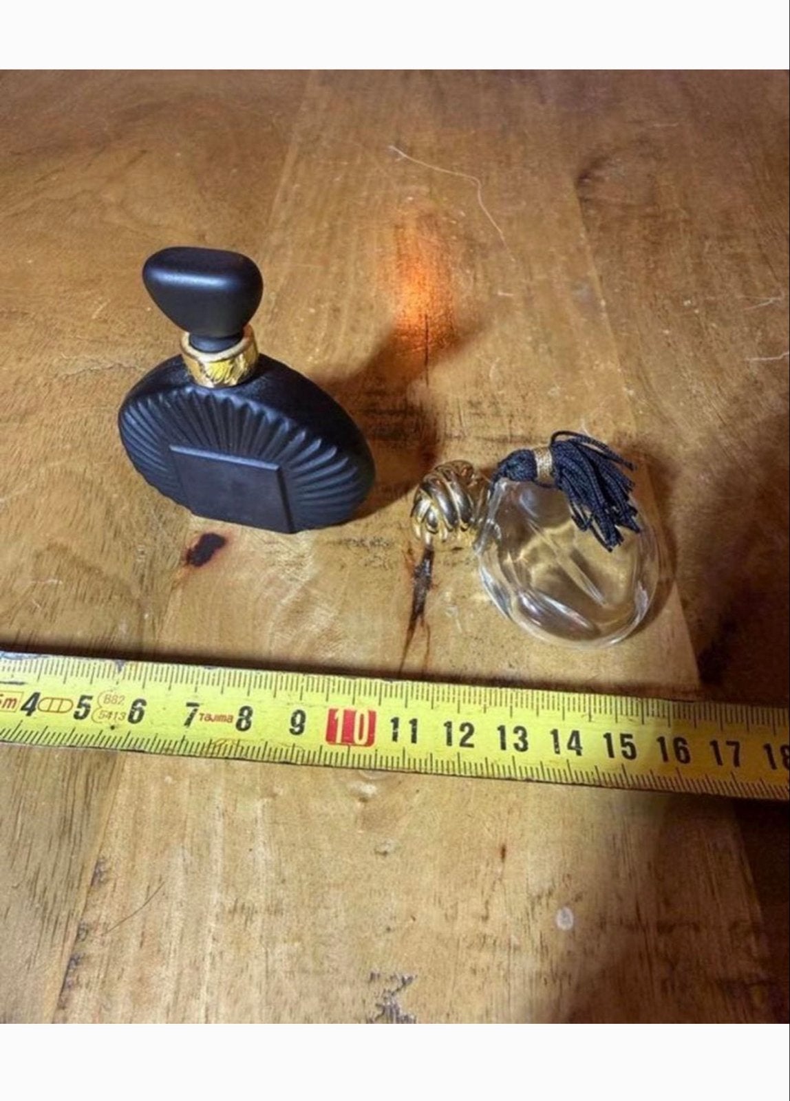 Vintage Miniatuur Parfumflesjes: Azzaro 9 & Onbekend, Ophalen of Verzenden, Gebruikt, Miniatuur