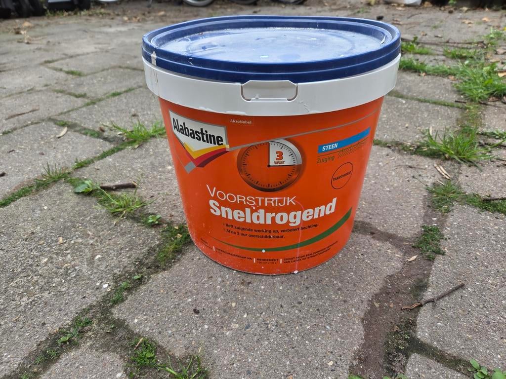 Alabastine Sneldrogende Voorstrijk - Bijna Vol, Ophalen, Zo goed als nieuw, Overige typen