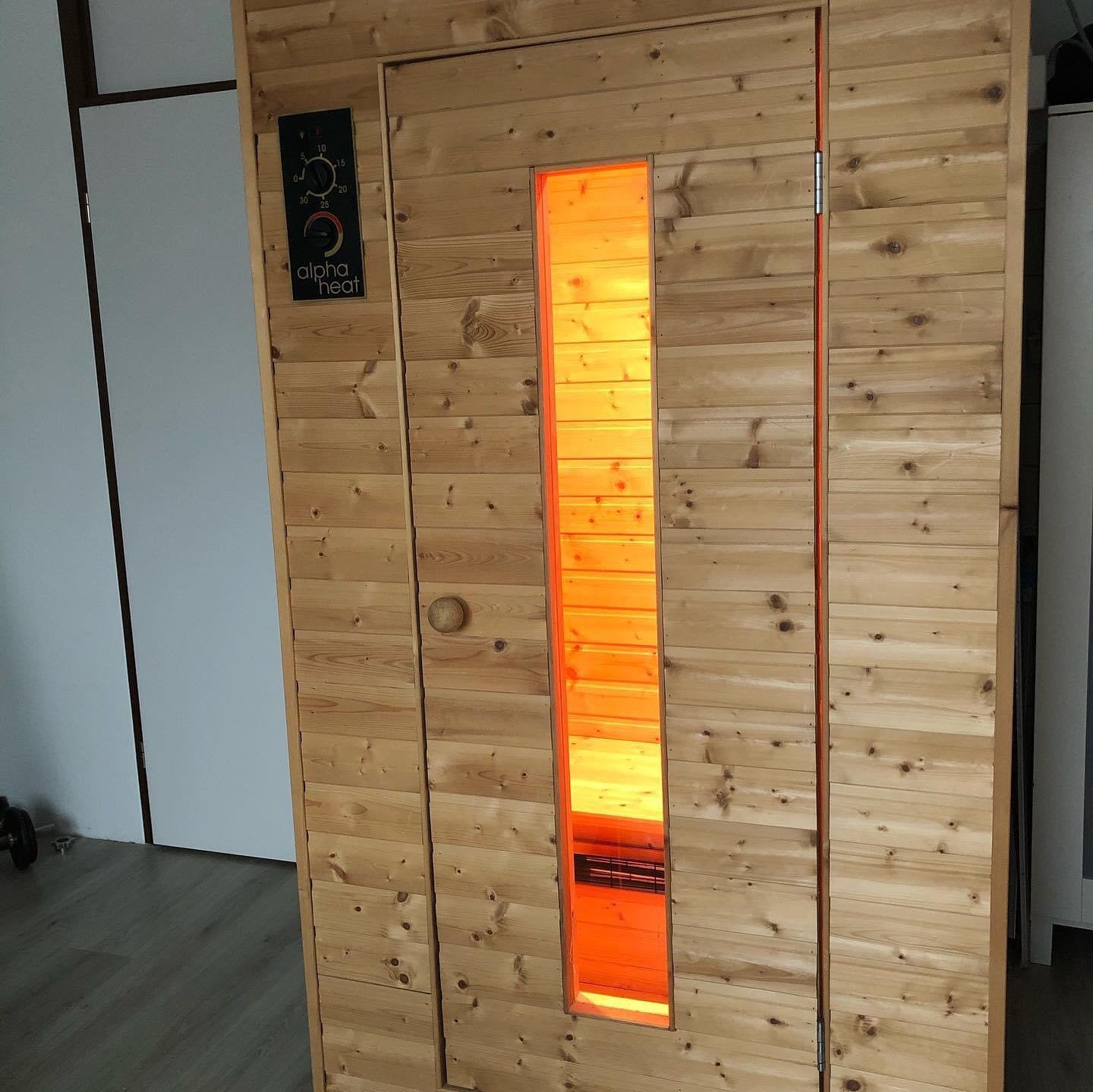 Infraroodsauna, Sport en Fitness, Sauna, Ophalen of Verzenden, Zo goed als nieuw, Infrarood, Complete sauna