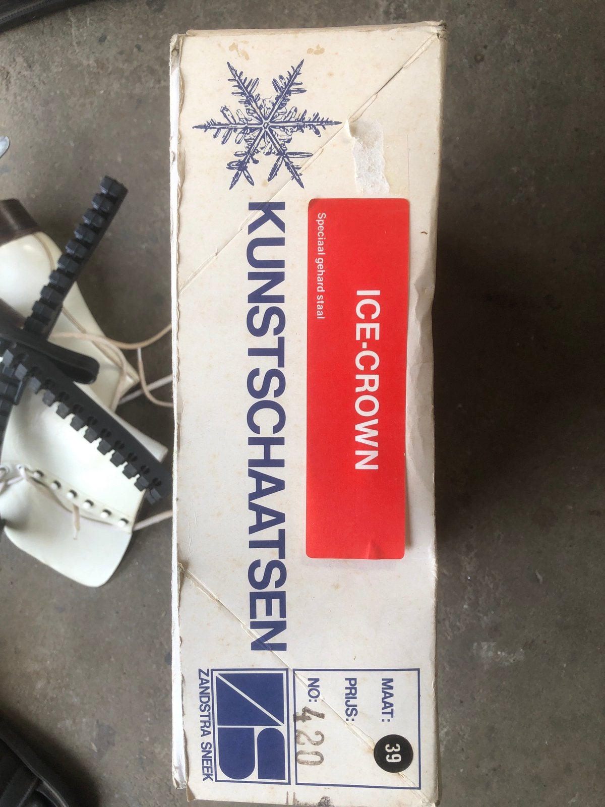 Zandstra Ice-crown kunstschaatsen maat 39, Sport en Fitness, Schaatsen, Ophalen, Kunstschaatsen, Gebruikt, Zandstra