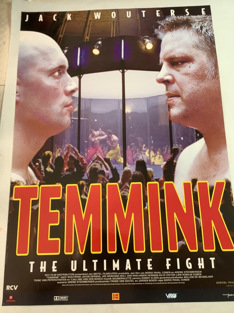 TEMMINK   FILMPOSTER    70-100 cm   1998, Alle leeftijden, Ophalen of Verzenden, Zo goed als nieuw, Actie en Avontuur