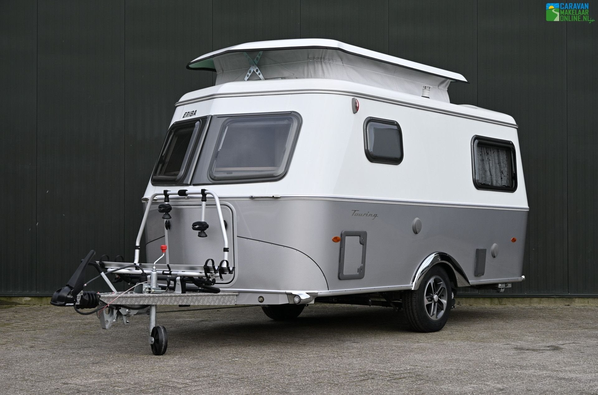 Eriba Touring Triton 420 Mover Voortent Fietsdrager Autark, Standaardzit, Kachel, Tot en met 2, Bedrijf