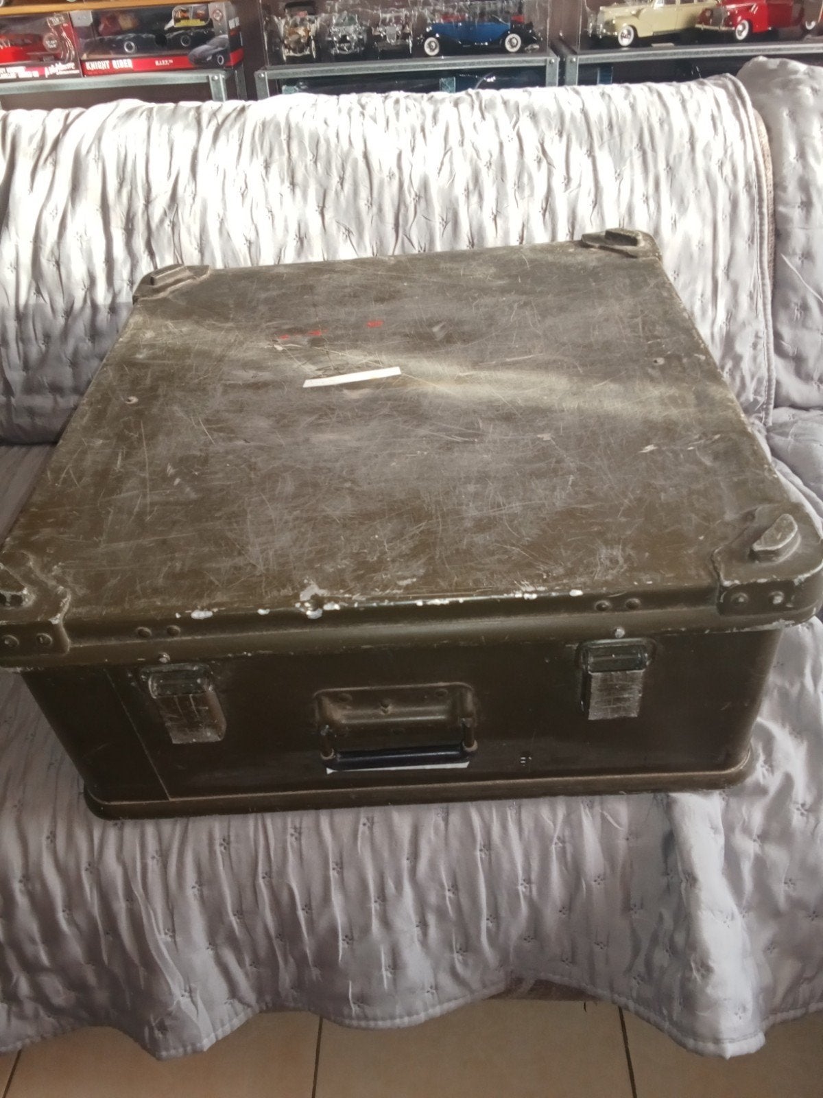 Authentieke Zarges GFK Legerkist / Transportkist (57x57 cm), Huis en Inrichting, Ophalen of Verzenden, Kunststof, 50 tot 100 cm