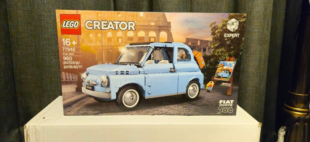 LEGO 77942  Fiat 500 light blue, Hobby en Vrije tijd, Modelauto's | 1:24, Ophalen of Verzenden, Nieuw