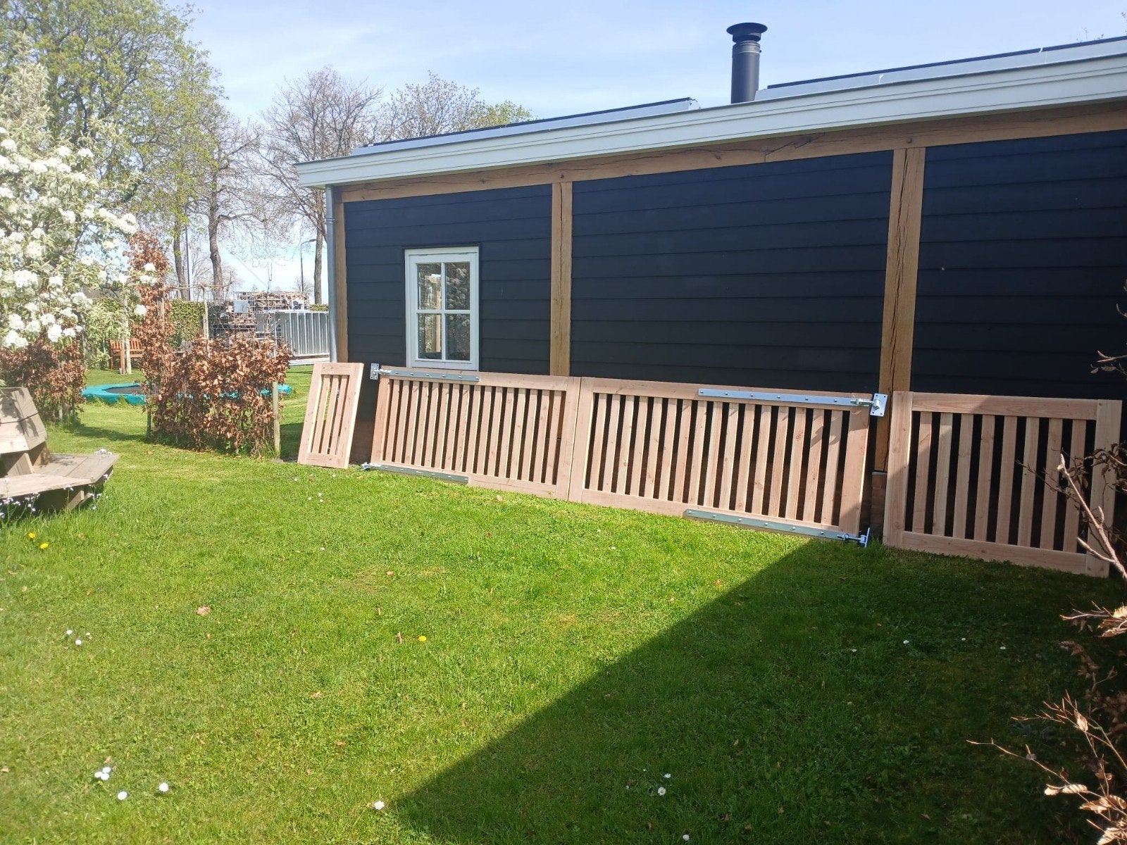 eiken of douglas houten spijlenpoort te koop, Ophalen