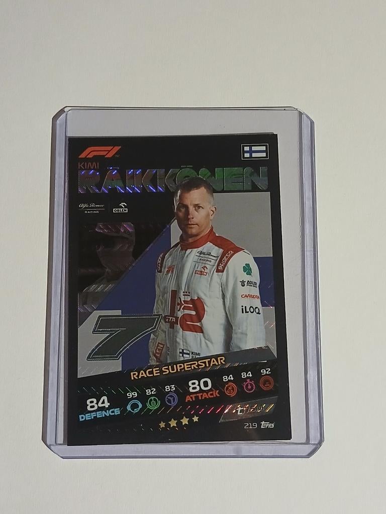 Kimi Räikkönen Race Superstar Topps Turbo Attax F1 2021, Hobby en Vrije tijd, Verzamelkaartspellen | Overige, Ophalen of Verzenden