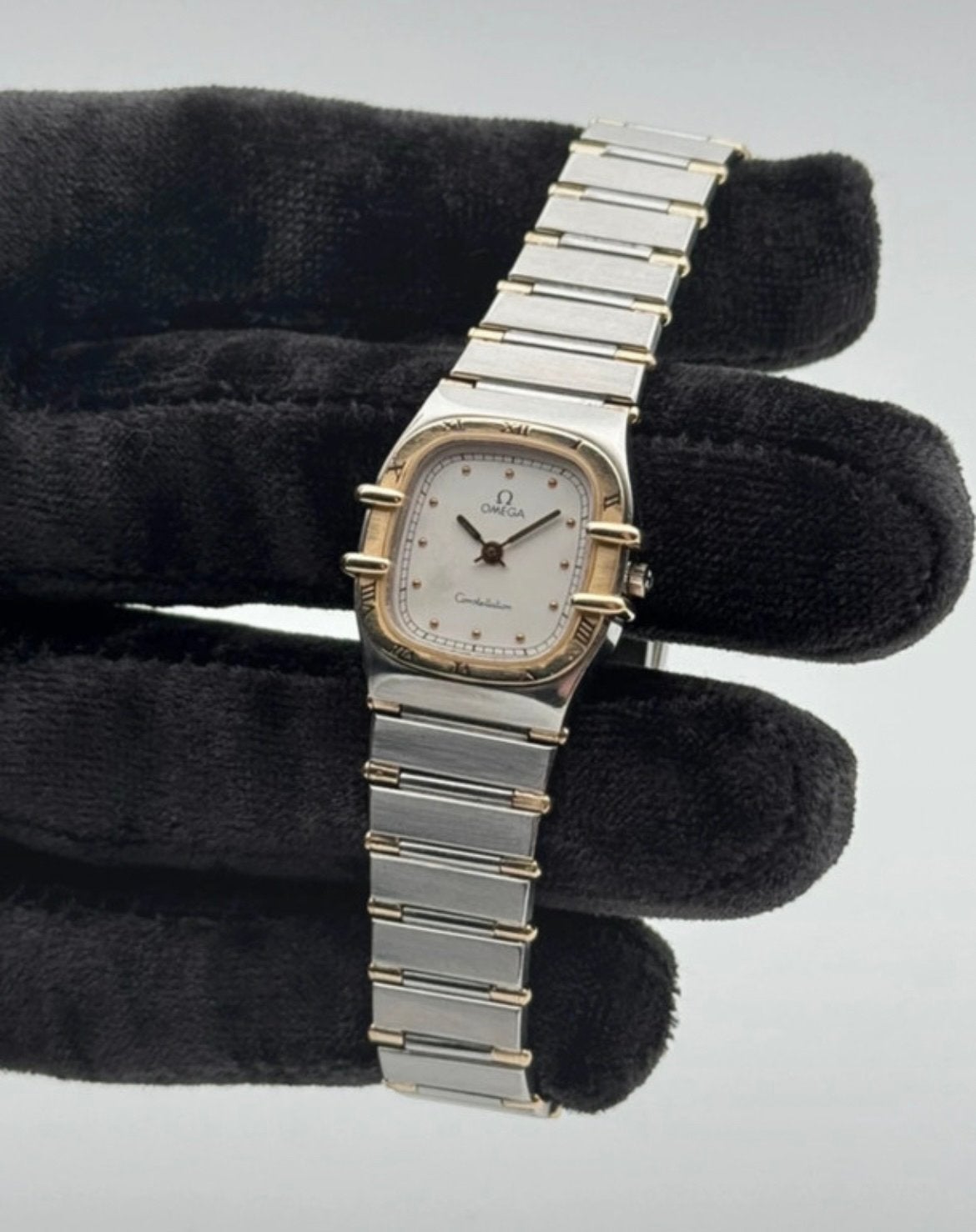 Omega Constellation Dameshorloge Staal/Goud, Overige merken, Gebruikt, Staal, Polshorloge