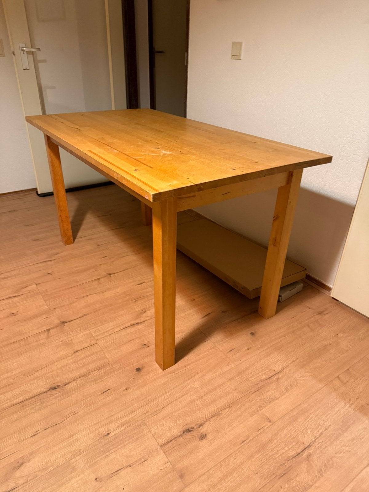 Hout Tafel, Ophalen of Verzenden, Zo goed als nieuw, Rechthoekig, Minder dan 50 cm