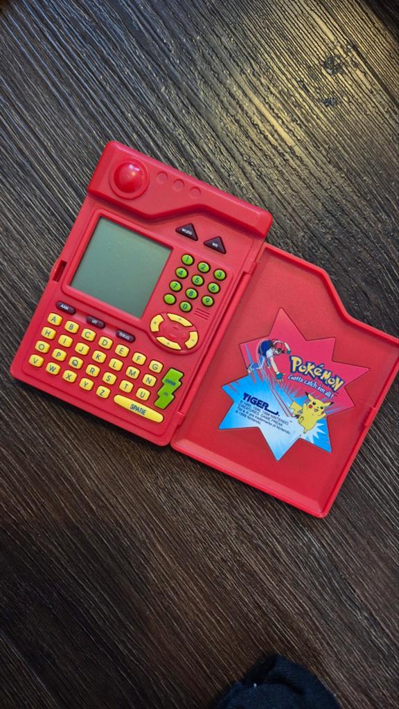 Vintage Pokémon Pokedex Tiger 1992/1998 - Werkt Perfect!, Ophalen of Verzenden, Zo goed als nieuw