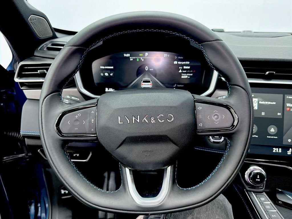 Lynk en Co 01 1.5 MY23 – Blauwe hybride in topstaat, snel, Stof, Euro 6, Met garantie (alle), Blauw