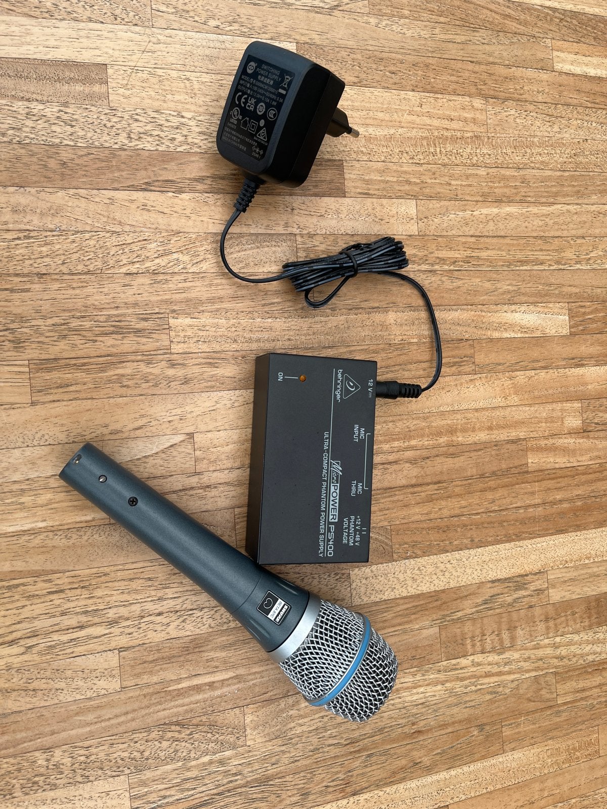Shure Beta 87C condensator microfoon met fantoomvoeding, Ophalen of Verzenden, Zo goed als nieuw, Zangmicrofoon