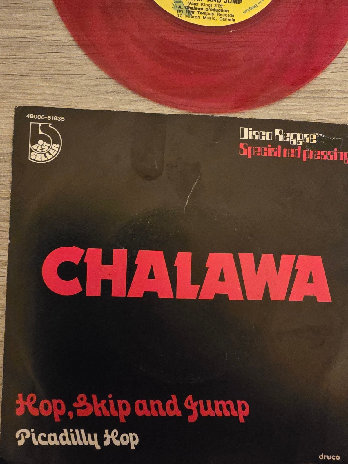Chalawa/ hop,skip and jump, Ophalen of Verzenden, Gebruikt, 7 inch