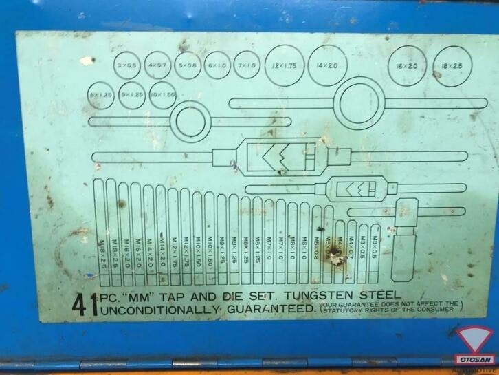 schroefdraadtapset schroefdraad tap set, Info@fabrikant.eu, Ophalen of Verzenden, Fabrikant BV, Gebruikt