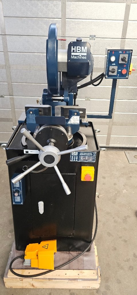 HBM 350 automatische metaalafkortzaag Pneumatisch, 70 mm of meer, Ophalen of Verzenden, Zo goed als nieuw, Afkortzaag
