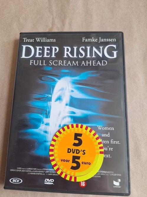 Dvd deep rising h3, Vanaf 16 jaar, Ophalen of Verzenden, Zo goed als nieuw, Overige genres