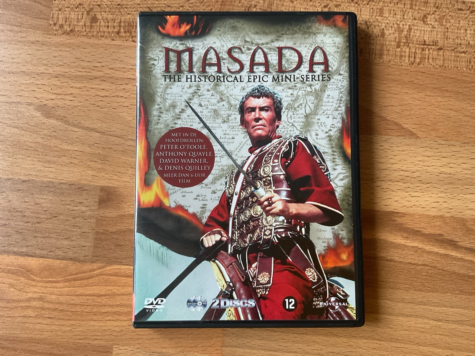 Masada: The Historical Epic Mini-Series (2 DVD's), Vanaf 12 jaar, Ophalen of Verzenden, Gebruikt