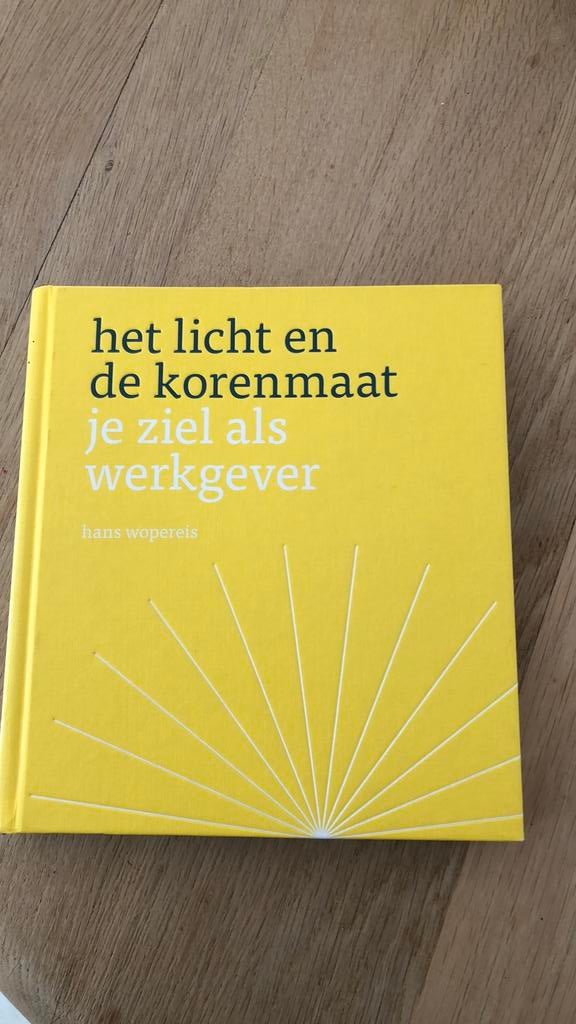 Het licht en de korenmaat - boek Hans Wopereis, Ophalen