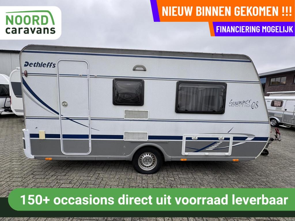 Dethleffs EF 3 SUMMER ED. '08, ENKELE BEDDEN, TOILET/DOUCHE, Caravans en Kamperen, Caravans, Bedrijf, tot en met 2, 750 - 1000 kg