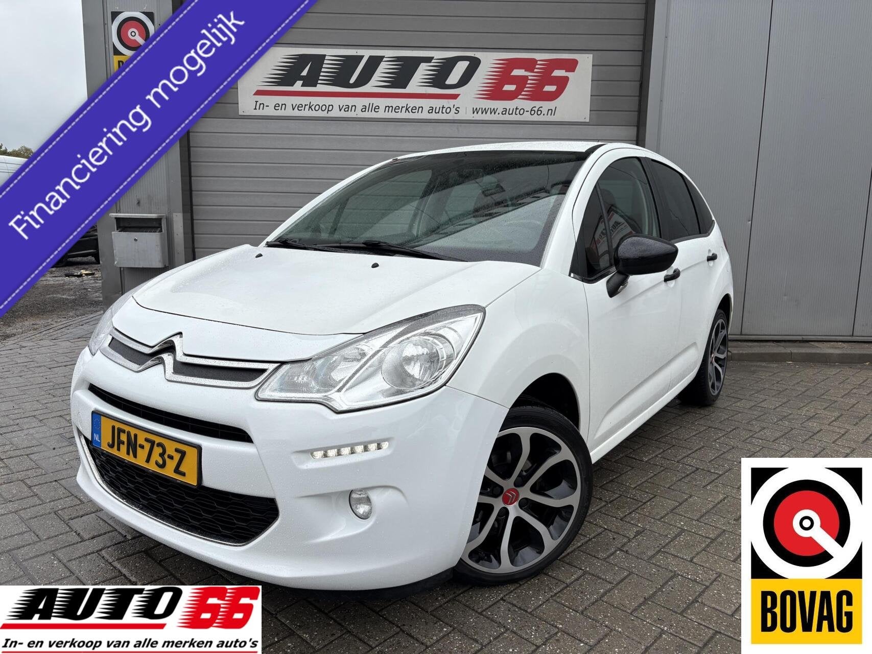 Citroen C3 1.2 PureTech Collection, Stof, Gebruikt, Wit, Bedrijf