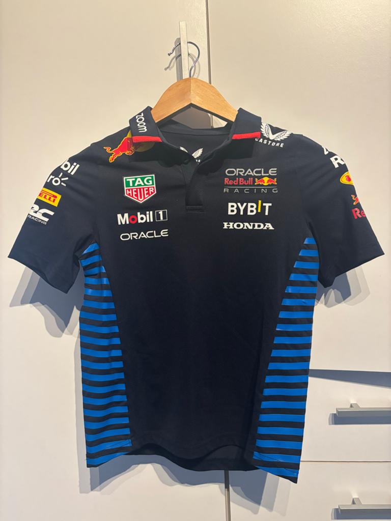 Max Verstappen F1 shirt / polo maat 134 - Zo goed als nieuw, Ophalen of Verzenden, Zo goed als nieuw, Formule 1