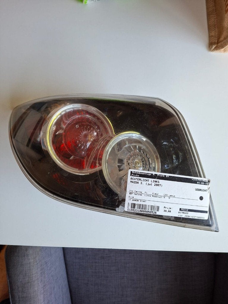 Achterlicht Mazda 3 (sport) 2003 - 2009, Ophalen of Verzenden, Gebruikt, Mazda