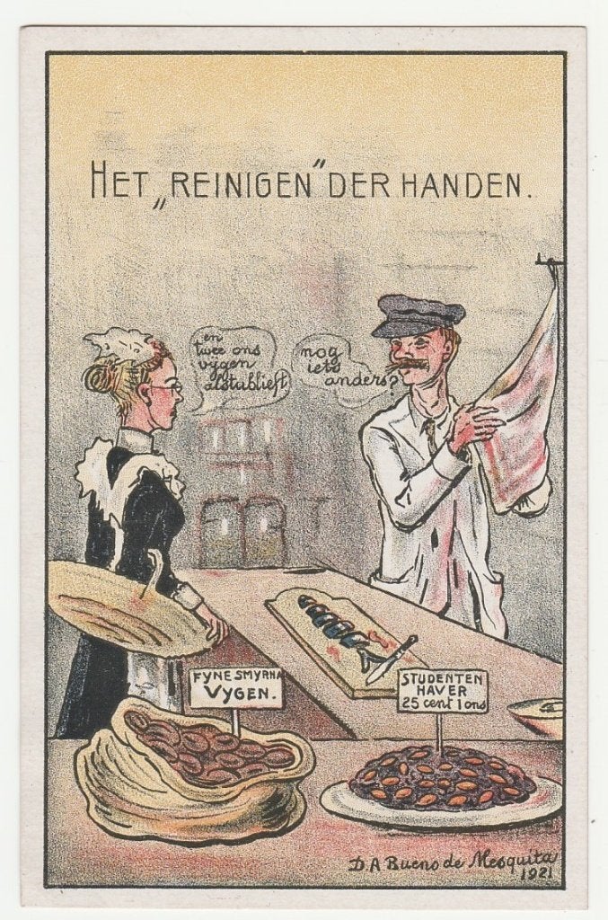 Ned. Ver. van Huisvrouwen. D..A. Bueono de Mesquita., Verzenden, 1920 tot 1940, Ongelopen, Overige thema's