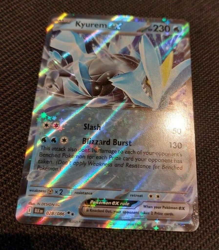 Kyurem EX 028/086 Black Bolt, Ophalen of Verzenden, Zo goed als nieuw, Losse kaart