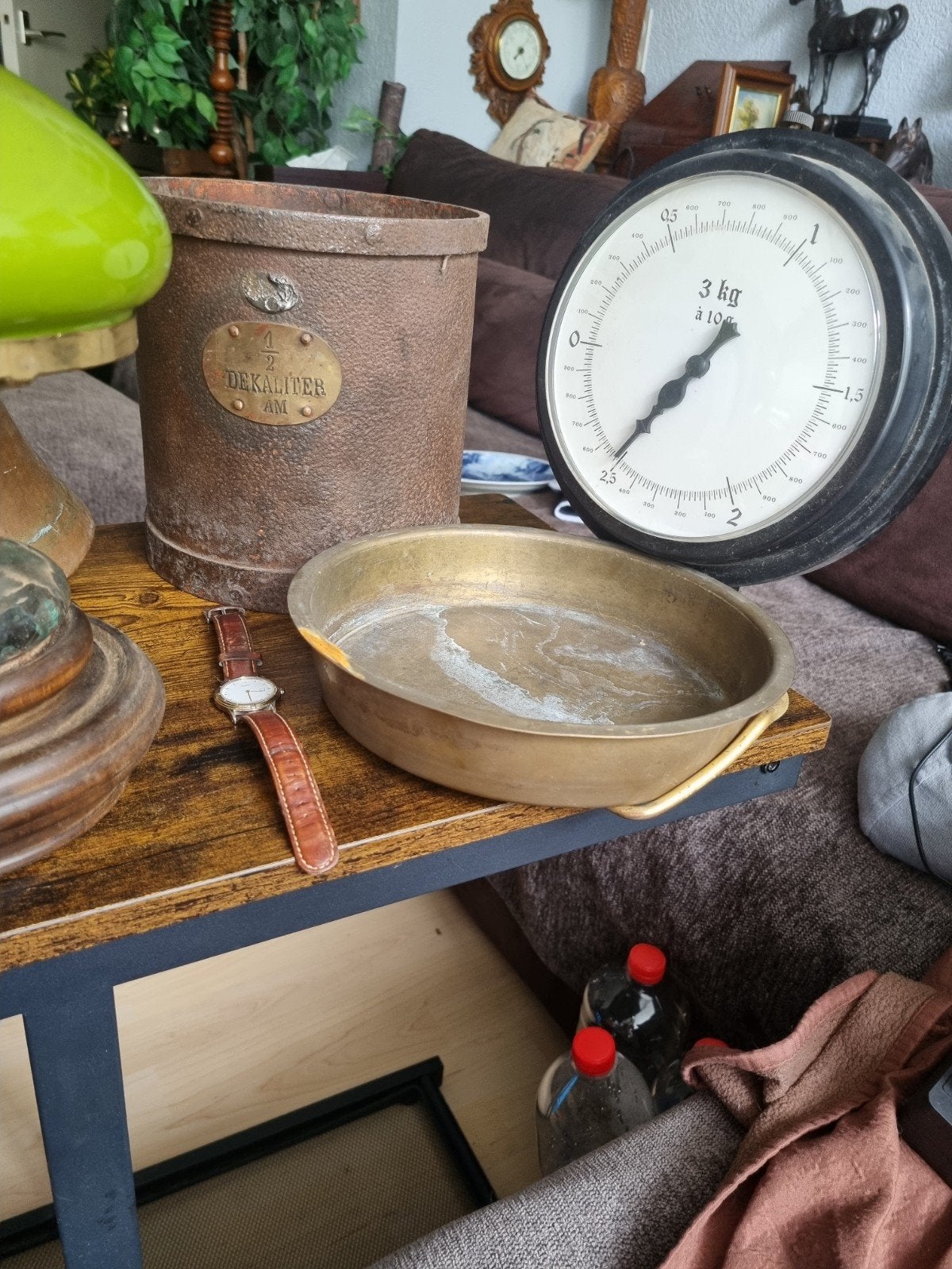 Antieke weekschaal, Antiek en Kunst, Ophalen of Verzenden