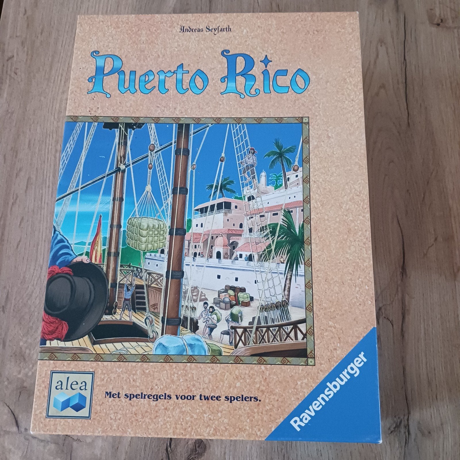 Nr 25) Puerto Rico Bordspel - Strategisch Kolonisten Spel, Een of twee spelers, Ophalen of Verzenden, Gebruikt, Alea / Ravensburger