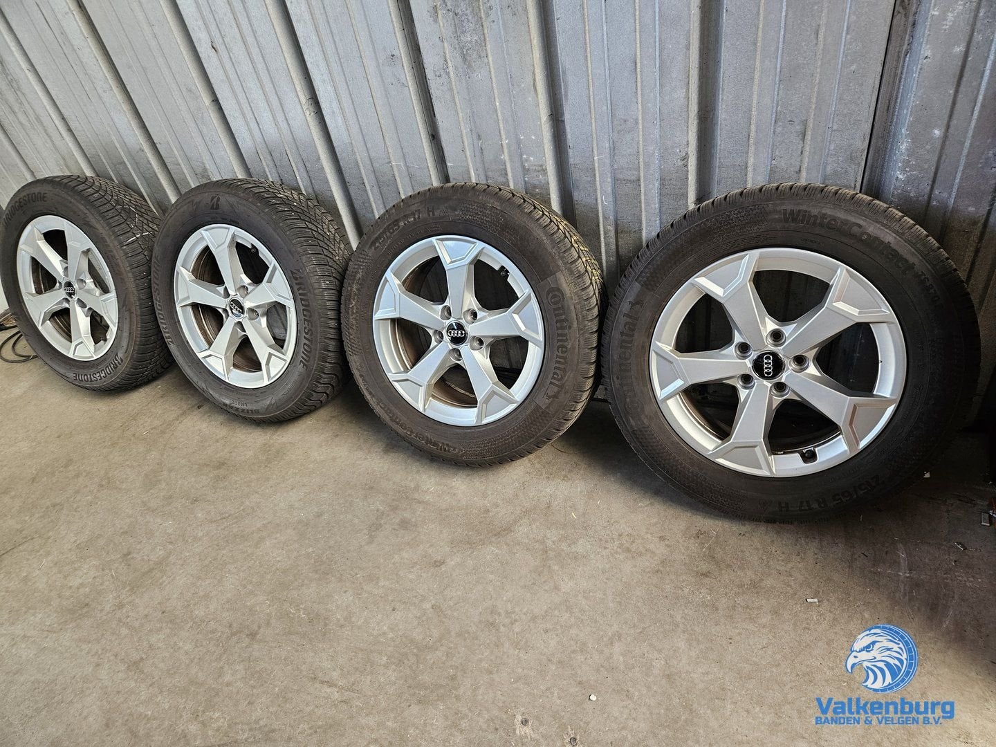 7-8mm! Originele Audi Q3 SQ3 F3 83A 17 inch velgen 5x112 win