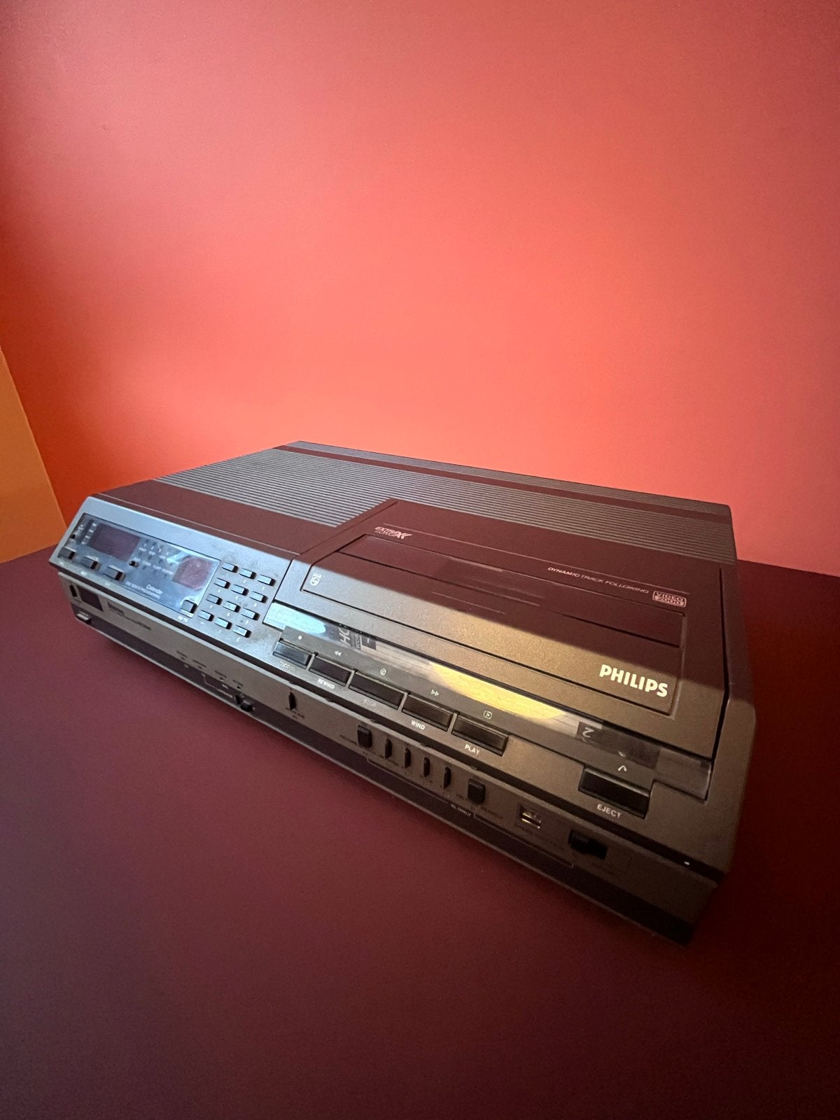 Philips VR2840 1984 - Vintage VCC Video Cassette recorder, Ophalen, Gebruikt, Video 2000-speler of -recorder