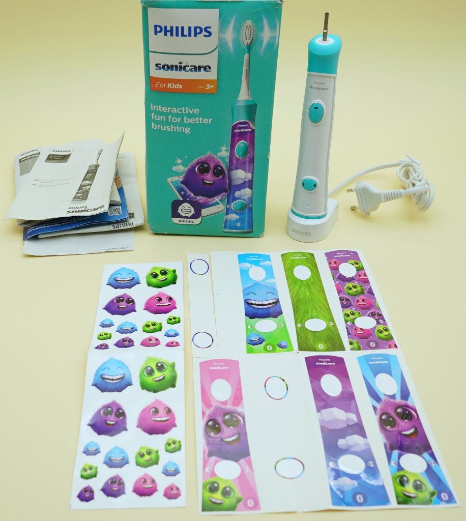 Philips Sonicare Kids Elektrische Tandenborstel met Stickers, Gebruikt, ., Ophalen of Verzenden, Tandenborstel