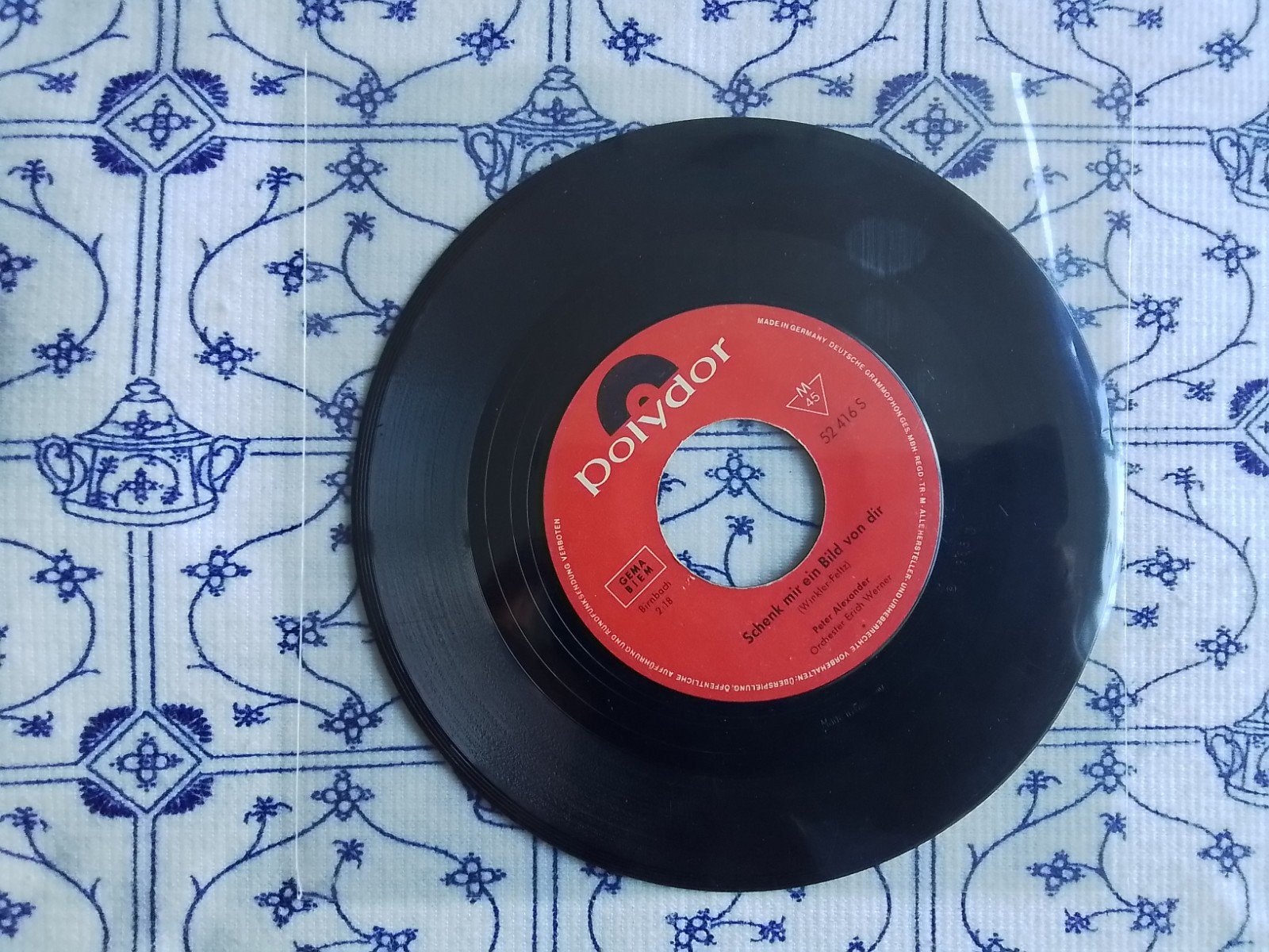 Peter Alexander           Schenk mir ein bild von dir, Ophalen of Verzenden, Zo goed als nieuw, 7 inch, Pop