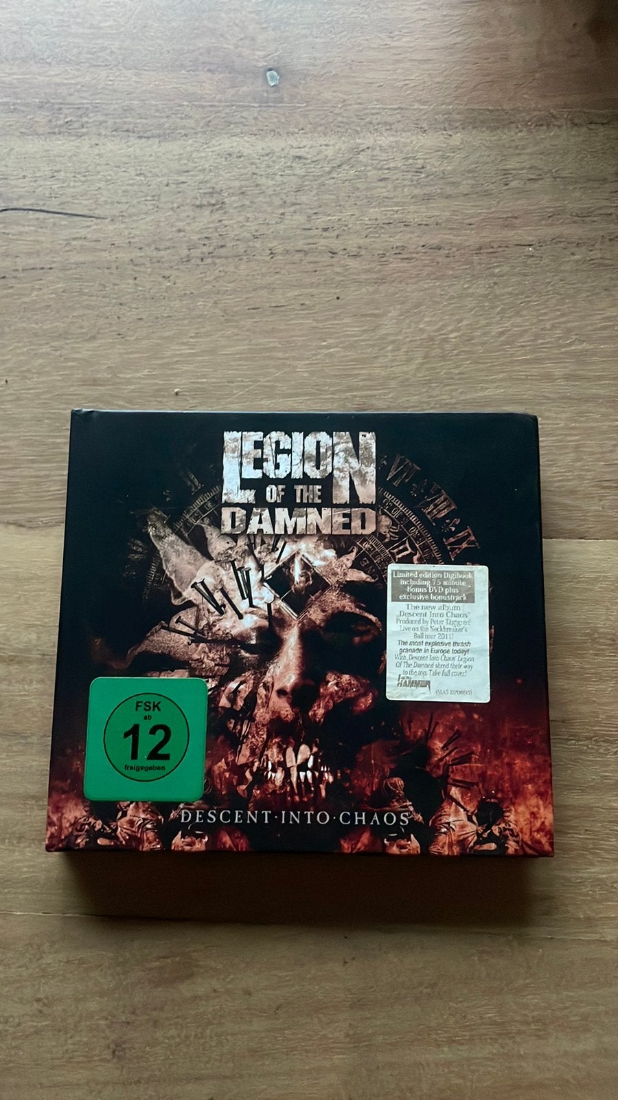 Legion of the Damned - Descent into Chaos CD+DVD, Ophalen of Verzenden, Zo goed als nieuw