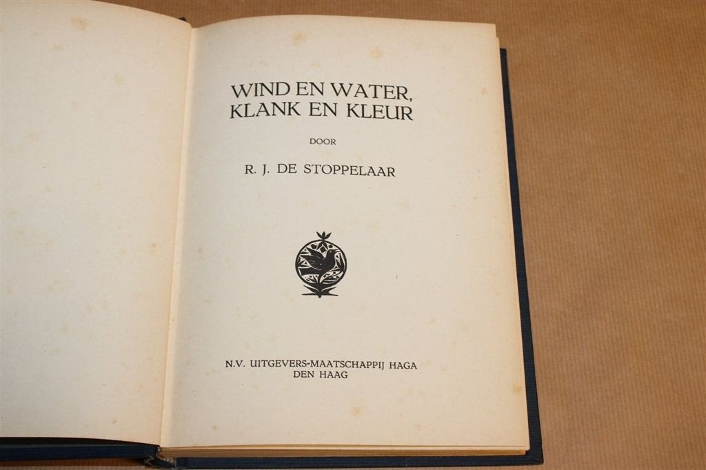 Wind en Water, Klank en Kleur — De Stoppelaar 1e dr 1923, Ophalen of Verzenden, Gelezen