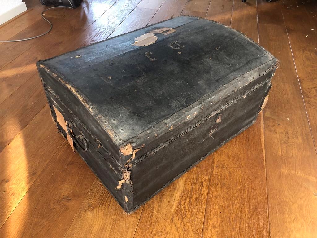 Teab Brocante vintage Reisekoffer teab, Ophalen of Verzenden, Gebruikt