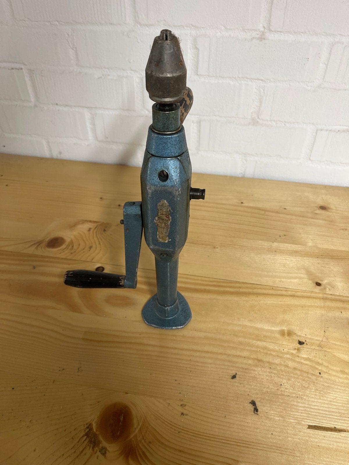 Vintage handboor - Handbediende boormachine, Antiek en Kunst, Ophalen of Verzenden