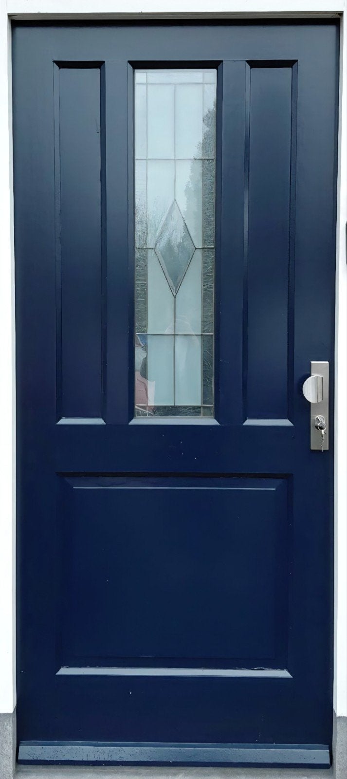 €200 mooie houten voordeur, Ophalen of Verzenden, Hout, Buitendeur, 200 tot 215 cm
