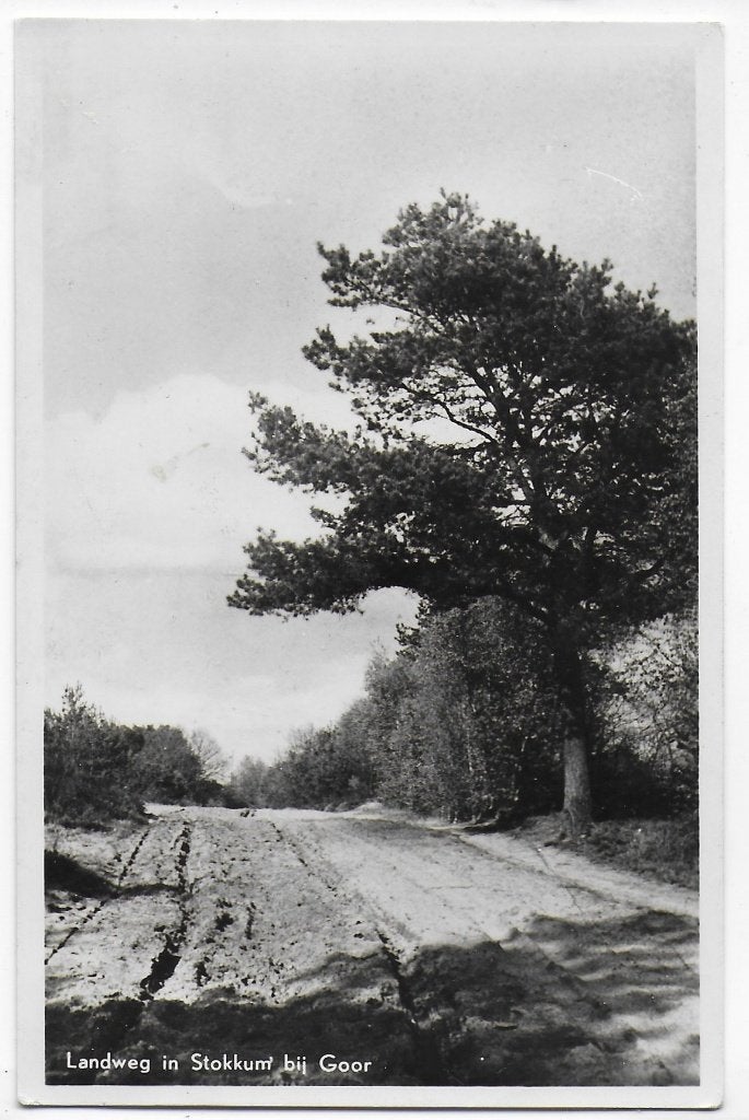 Stokkum bij Goor gelopen  Ansichtkaart ( B8397), Ophalen of Verzenden, 1940 tot 1960, Gelopen