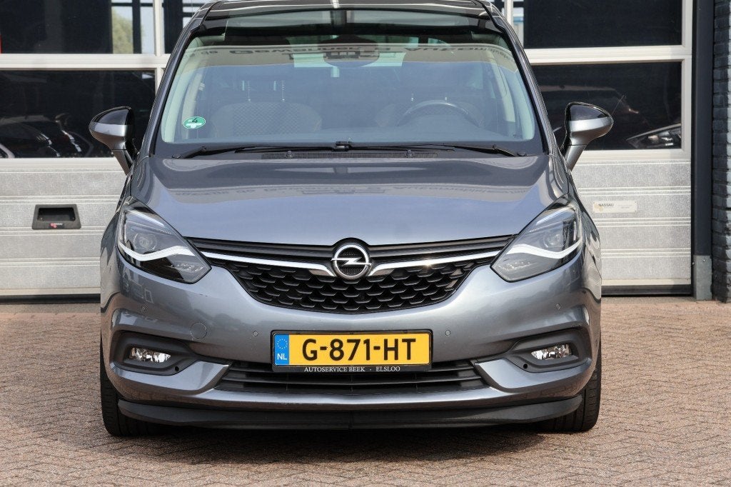 Opel ZAFIRA TOURER 1.4 T Zafira 7 zitter, panoramadak, camer, Auto's, Gebruikt, 4 cilinders, 7 stoelen, 1364 cc