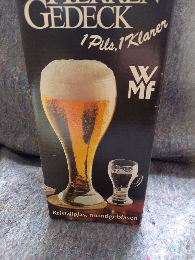 Herrngedeck Bier en jeneverglas combi, Glas of Glazen, Verzenden, Overige stijlen, Glas