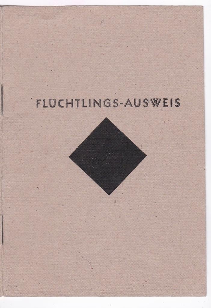 Fluchtlings-Ausweis -Duits 1947. - Familie Betram., Verzamelen, Verzenden, Overige soorten, Duitsland, Overige typen