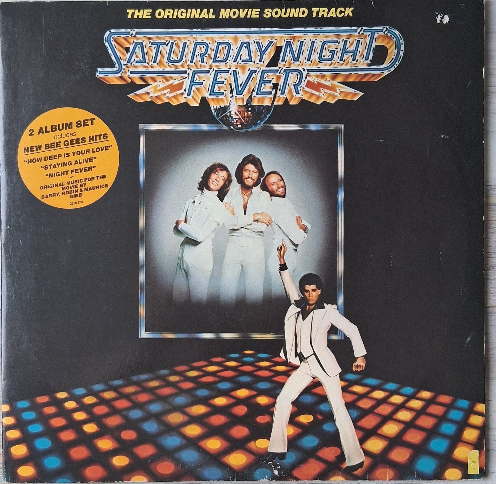 Saturday Night Fever Soundtrack Dubbel-LP (1977), Ophalen, Gebruikt, Disco, 12 inch