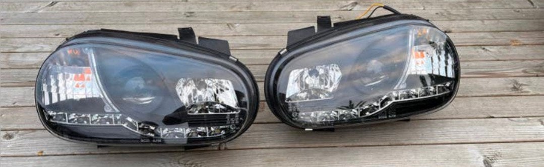 Golf IV 4 Devil eyes LED koplampen, Ophalen of Verzenden