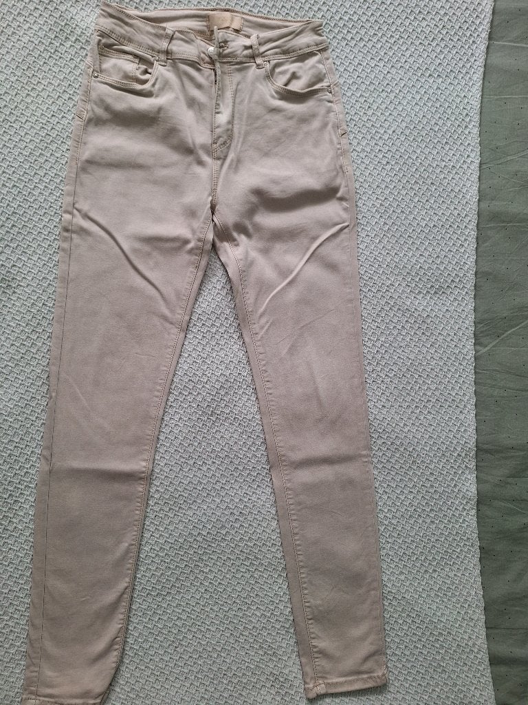 beige stretch norfy broek mt.36 zgan 1x gedragen, Beige, Ophalen of Verzenden, Zo goed als nieuw, Maat 36 (S)