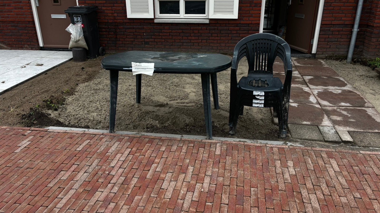 Jardin tuinset kunststof - gratis afhalen, Ophalen, Gebruikt, Kunststof